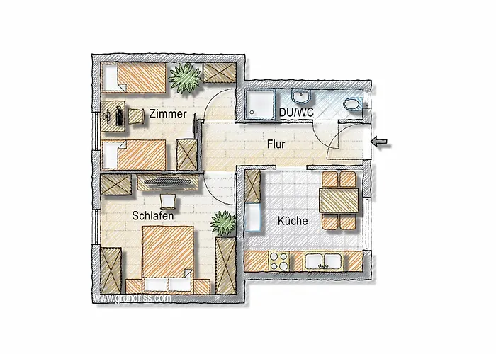 Apartamento Horizon 2 - Playmobil Funpark Und Naehe Messe Nuernberg Mit Parkplatz 4pers 24h Self Checkin *